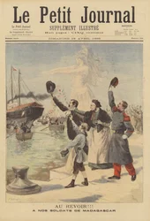 Saying Farewell to French Soldiers Setting Off on the Expedition to Madagascar